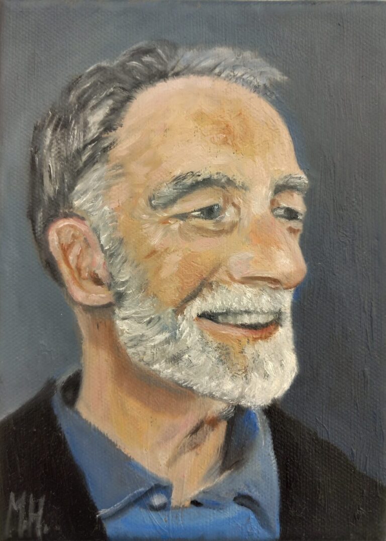 Geschilderd portret van Erhard Föllmi